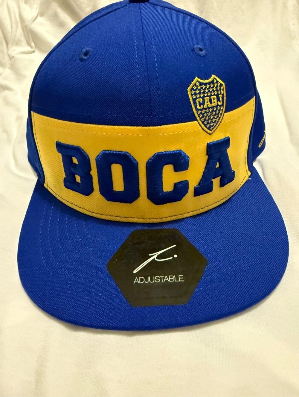 Boca Juniors Embroidered Blue & Yellow Snapback Hat - Picture 6 of 6